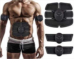 Muscle Toner, Abdominal Toning Belt, EMS ABS Trainer Wireless Body Gym Workout Home Office Fitne ...