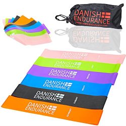 DANISH ENDURANCE Resistance Loop Exercise Bands (3 Pack)