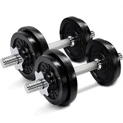 Yes4All Adjustable Dumbbells, 50.00 Pounds