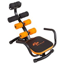 Goplus Abdominal Twister Trainer Height Adjustable Incline Workout Equipment Ab Rocket Exerciser