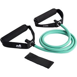 Reehut Single Resistance Band, Exercise Tube – With Door Anchor and Manual Green, For Resi ...