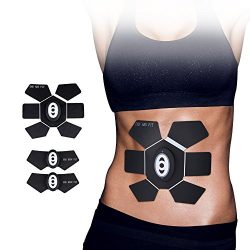 Landnics Abdominal Toning Belt, Muscle Toner EMS Abs Trainer Wireless Body Gym Workout Home Offi ...