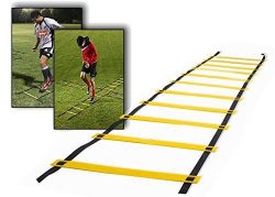 Teenitor 12 rung Agility Ladder Speed ladder Training ladder for Soccer, Speed, Football Fitness ...