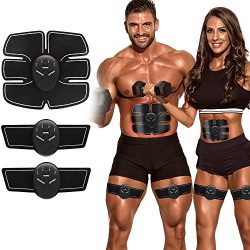 ABS Stimulator Muscle Toner Ab Toner Belt Workout Equipment for Abdomen Leg Arm Abdominal Traine ...