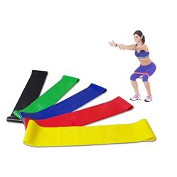 UMFun Resistance Band Loop Yoga Pilates Home GYM Fitness Exercise Workout Training Tool (A)