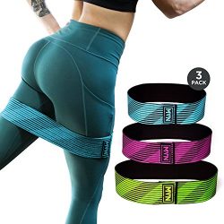 MVN Hip Resistance Band – Exercise Hip Circle Bands for Legs and Butt Workouts, Non Slip D ...