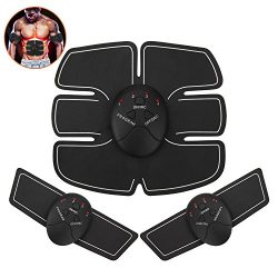 iwotou Abdominal Muscle Toner EMS ABS Body Muscle Trainer Wireless Portable Body Gem For Men Wom ...