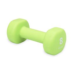 Gaiam Neoprene Hand Weight, Green, 8 lb