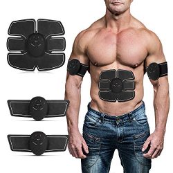 XJ-AM Abdominal Muscle Trainer EMS ABS Toner Trainer Toning Gym Workout Muscle Exercise Fitness  ...