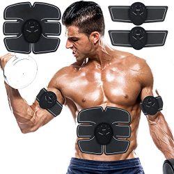 Abs Stimulator Muscle Trainer Ultimate Abs Stimulator Ab Stimulator for Men Women Abdominal Work ...