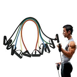 5 Pieces Resistance Bands Set Home Fitness Workout Bands