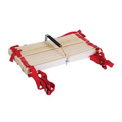 Power Systems Pro Adjustable Slat Agility Ladder, 15 Feet x 20 Inches, Red/White (30652)