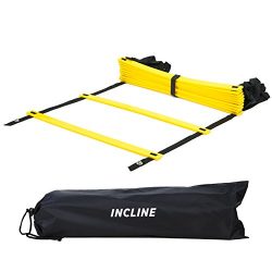 Incline Fit Training Agility Ladder with Carry Bag