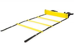 ProSource Speed Agility Ladder 20 rung for Speed Training & Sports Agility Workouts with Fre ...