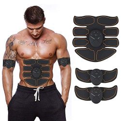 ABS Stimulator,Abdominal Muscle,ABS Trainer Body Toning Fitness Toning Belt ABS Fit Weight Muscl ...