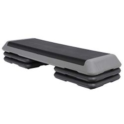 F2C 43″ x 16″ Fitness Aerobic Step Platform 4″ – 6″ – 8̸ ...